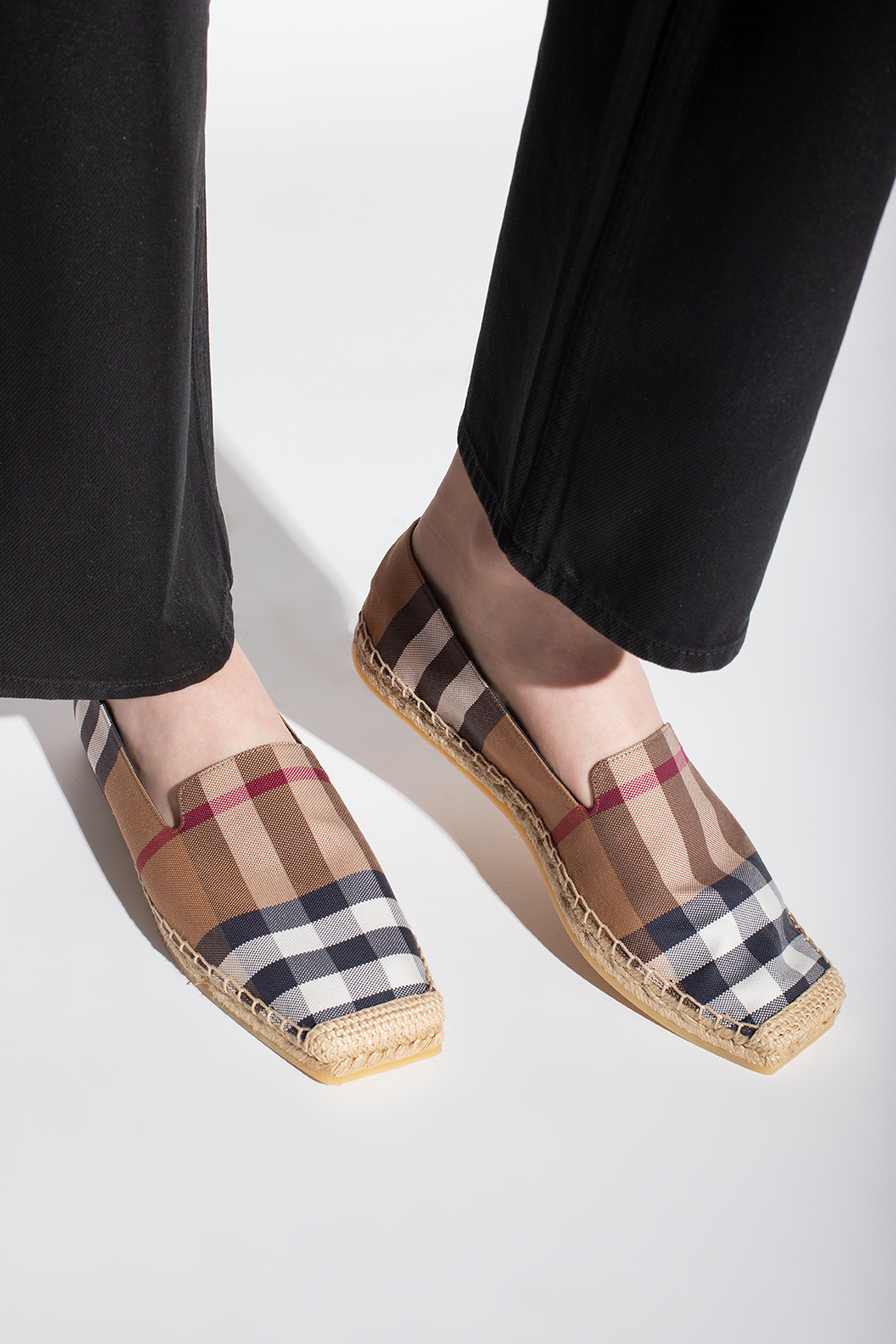 Burberry 2025 check espadrilles